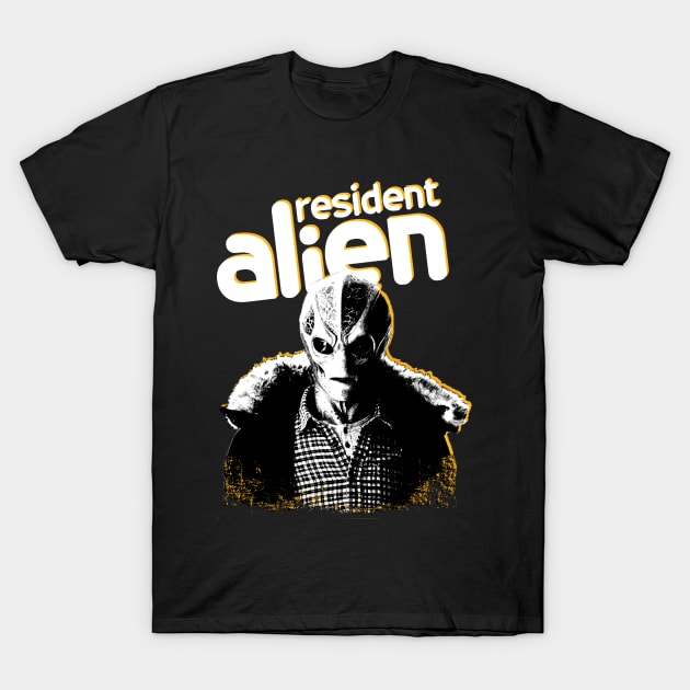 Resident-Alien T-Shirt by Distiramoth